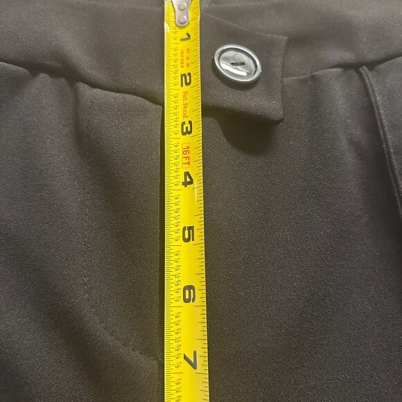 Fashion Nova Call It Even Wide Leg Dress Pants Black Size 2X Stylish Altered Hem - Picture 11 of 16